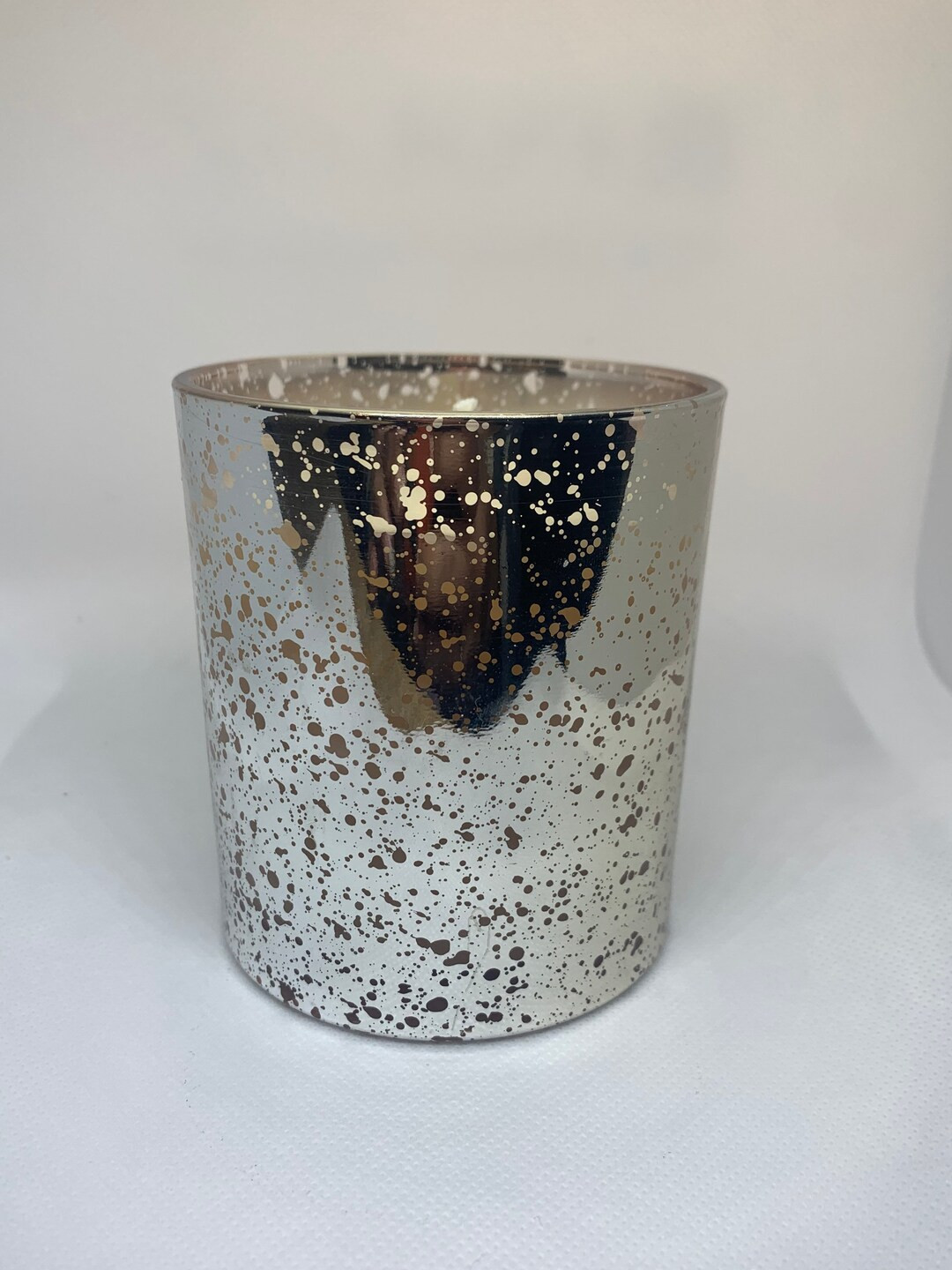 Silver Mercury Glass Jar Soy Candle Pick Your Scent - Etsy | Etsy (US)