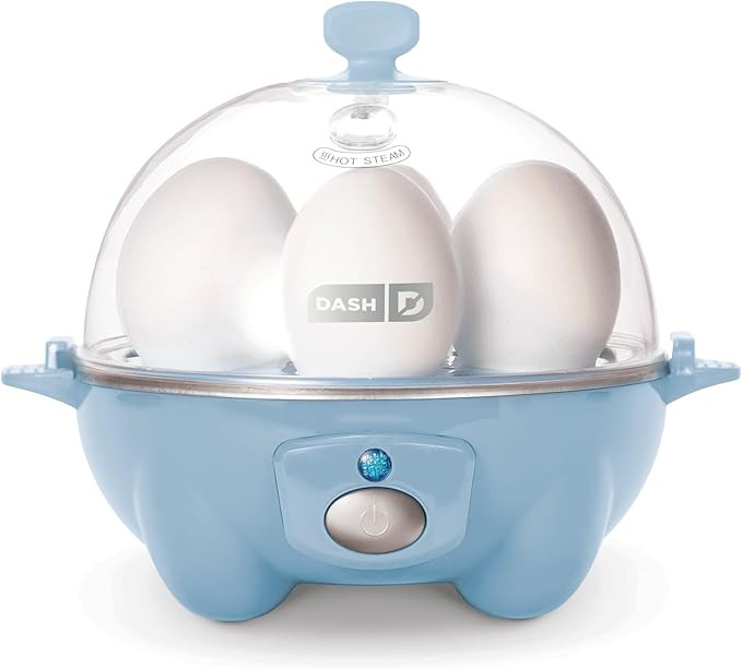 DASH Rapid Egg Cooker: 6 Egg Capacity Electric Egg Cooker for Hard Boiled Eggs, Poached Eggs, Scr... | Amazon (US)