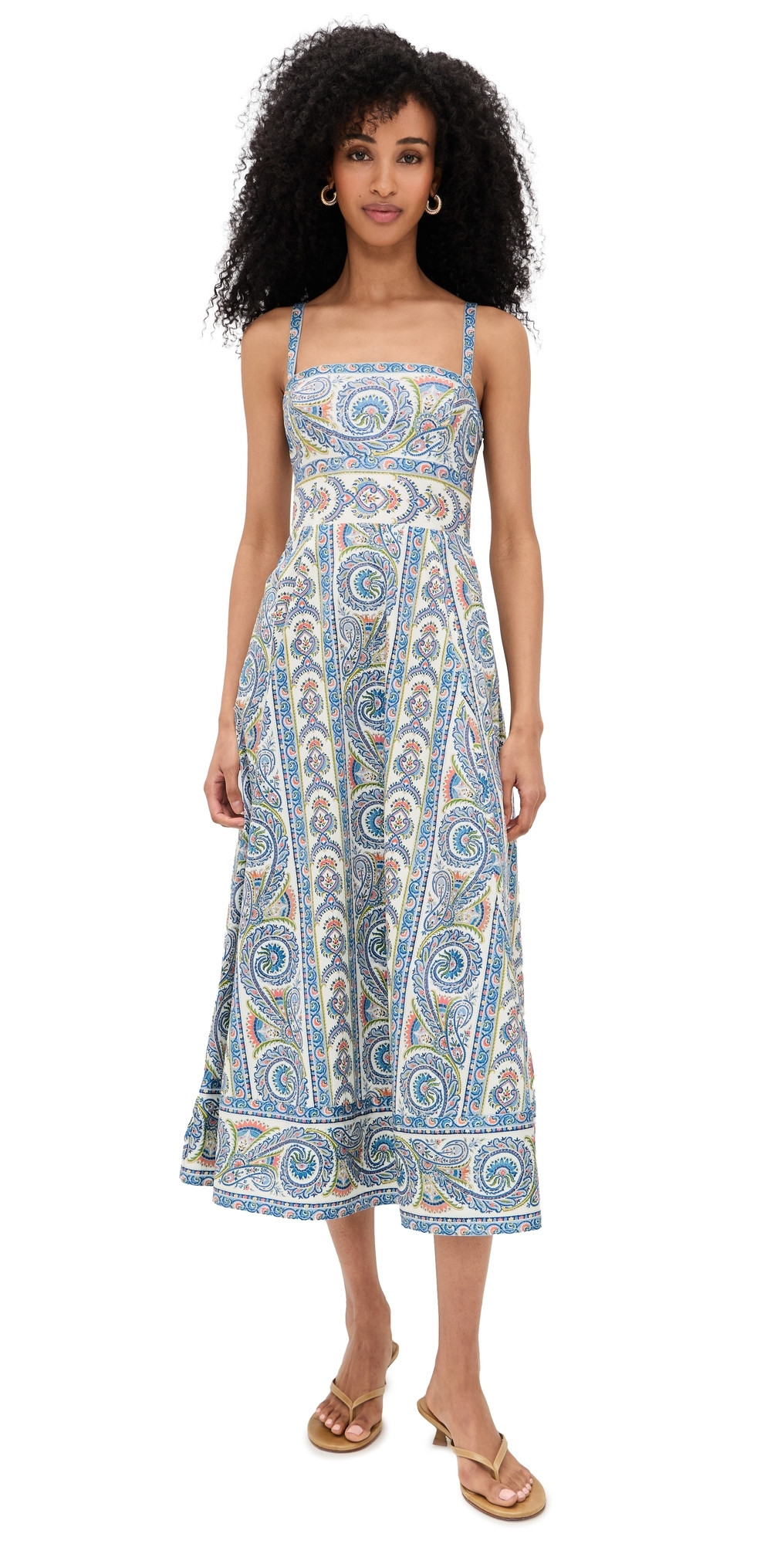 Hill House Home The Margot Dress Corsica Paisley Blue XS | Shopbop