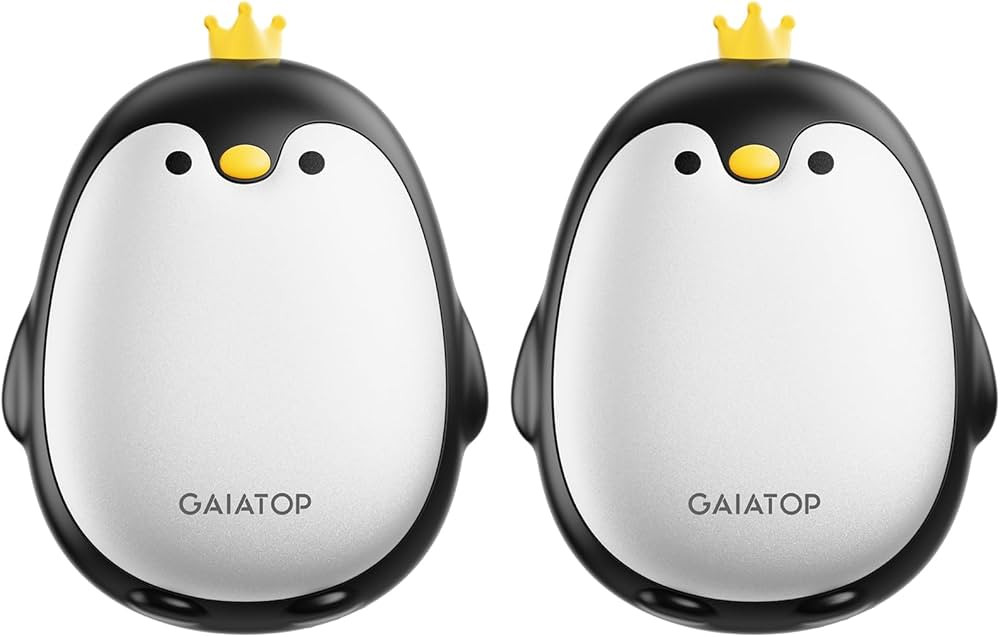 Gaiatop Magnetic Hand Warmers Rechargeable 2 Pack, 3 Settings Cute Pocket Penguin, Fast Hot Hands... | Amazon (US)