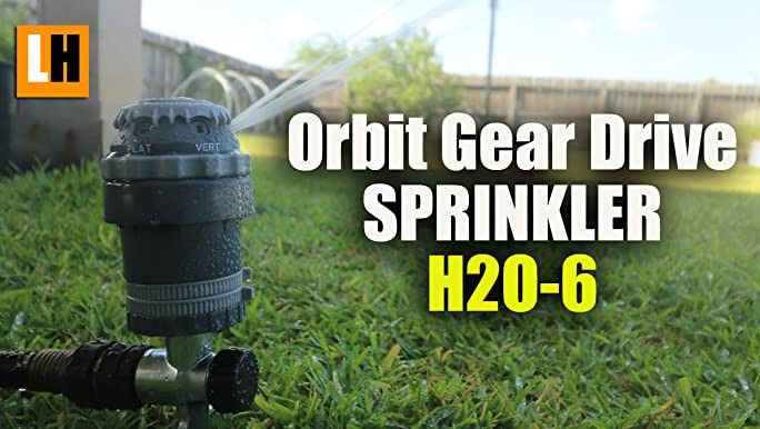 Orbit 58573N H2O-6 Gear Drive Sprinkler, Spike B 58573, Green | Amazon (US)