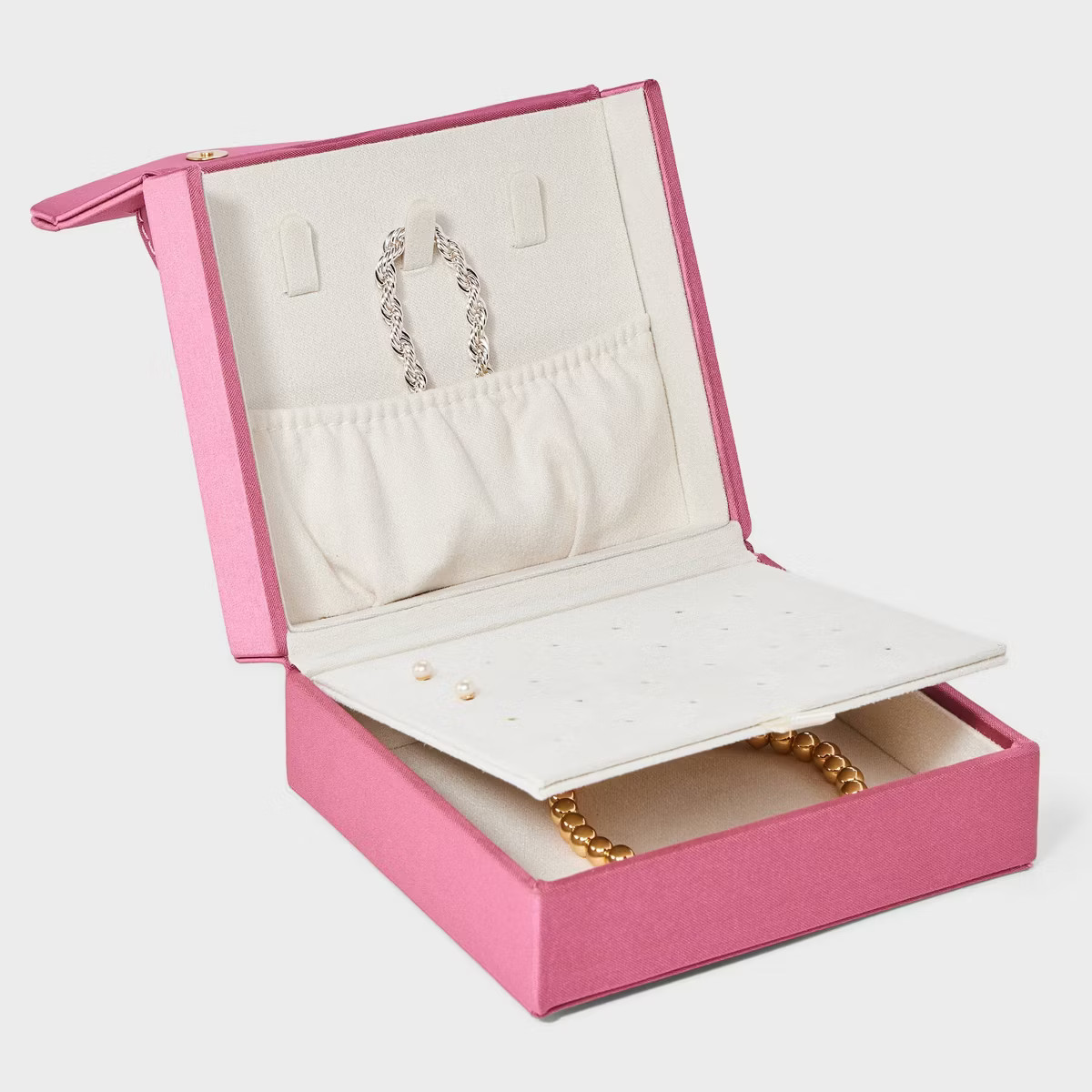 Jewelry Box with Top Handle - A New Day™ Pink | Target