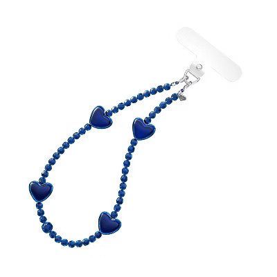 Velvet Caviar Phone Charm Clear Navy Heart | Target