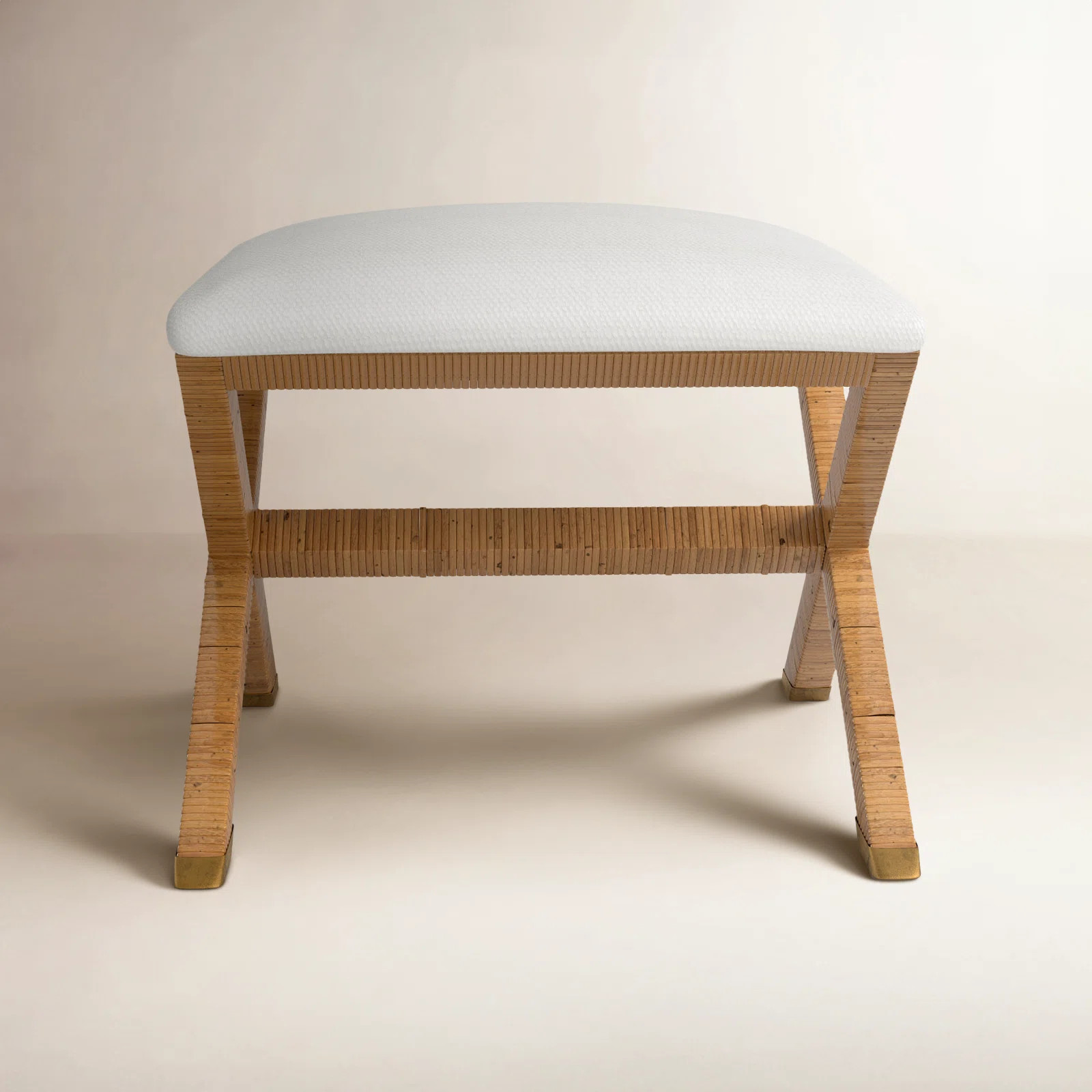 Caserta Rattan Accent Stool | Wayfair North America