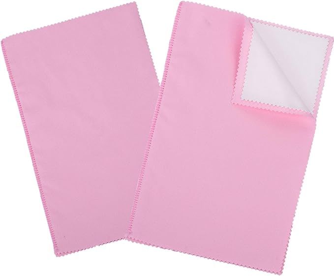 SEVENWELL 2pcs Jewelry Polishing Cleaning Cloth Large 10'' x 12'' for Sterling Silver Jewelry Gol... | Amazon (US)