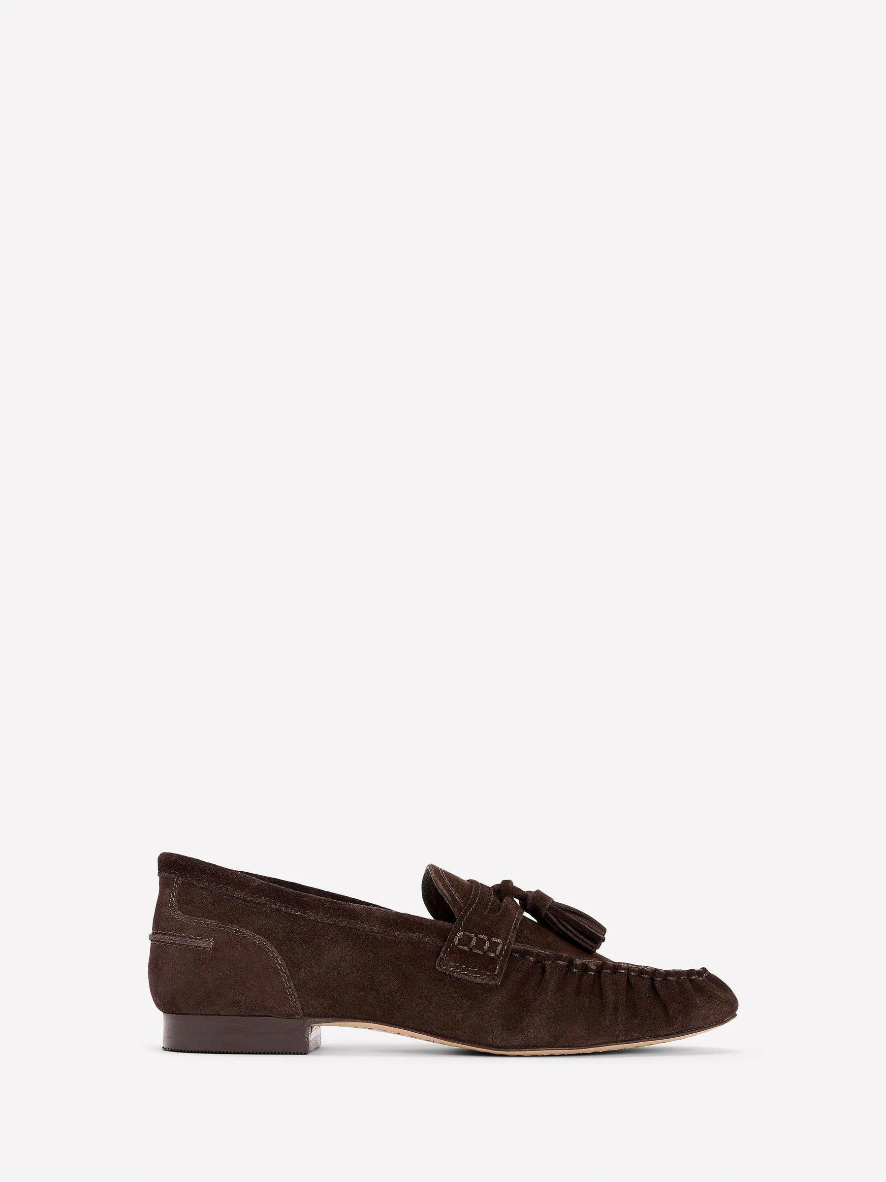 boden Boden Brown Soft Ruched Loafers | Next US