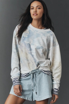 The Niki Bubble Sweatshirt by Pilcro | Anthropologie (US)