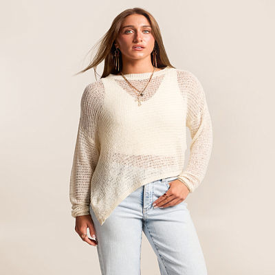 Asymmetrical Hem Sweater | Buckle