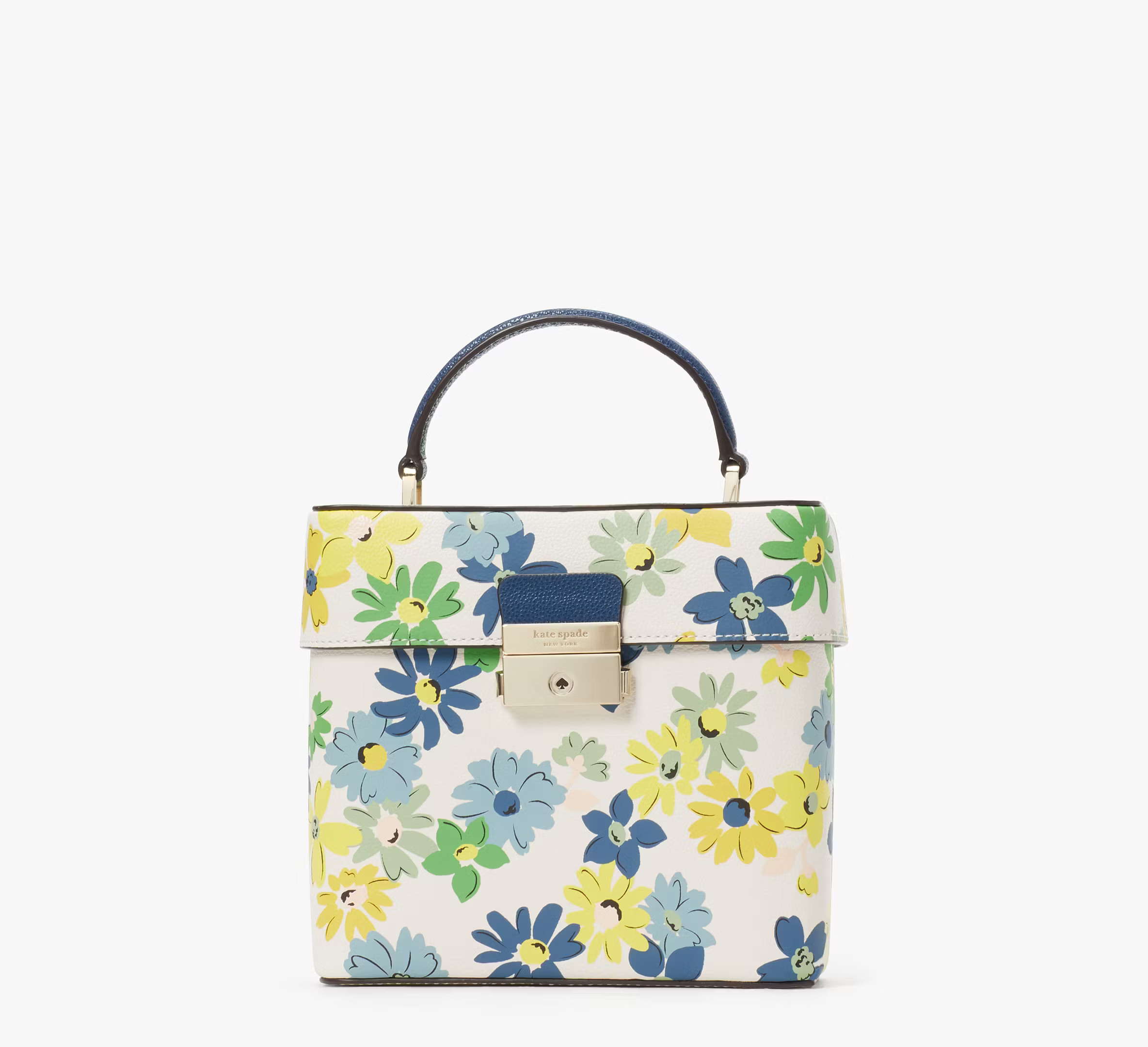 Kate Spade Voyage Floral Medley Small Top Handle Crossbody, Parchment | Kate Spade (US)