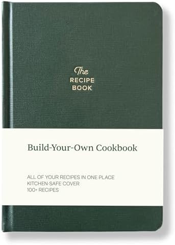 Kunitsa Co. Recipe Notebook - Keepsake Gift, Hardcover Blank Recipe Book to Write In Your Own Rec... | Amazon (US)