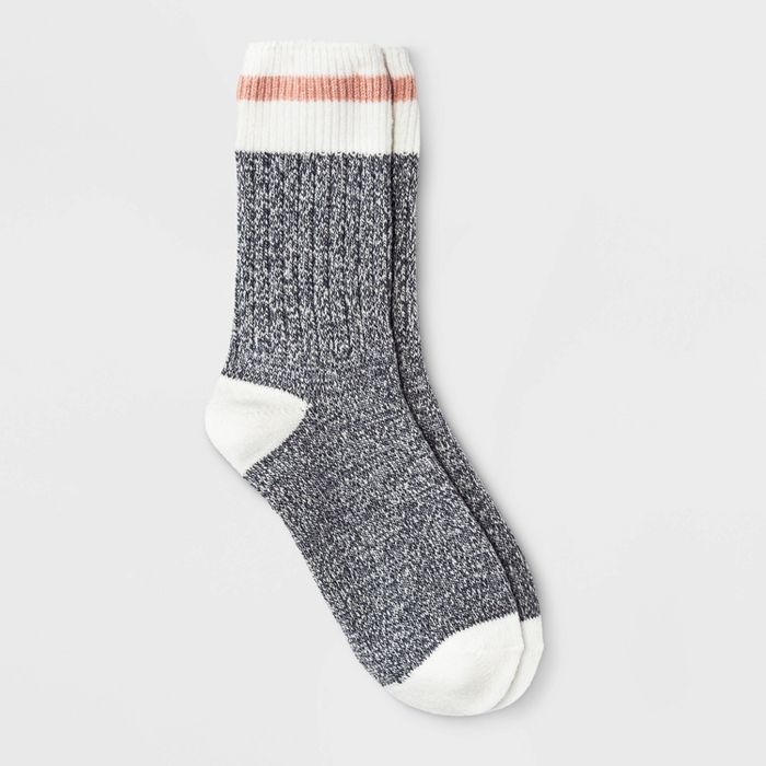 Women's Striped Cuff Super Soft Crew Boot Socks - Universal Thread™ 4-10 | Target