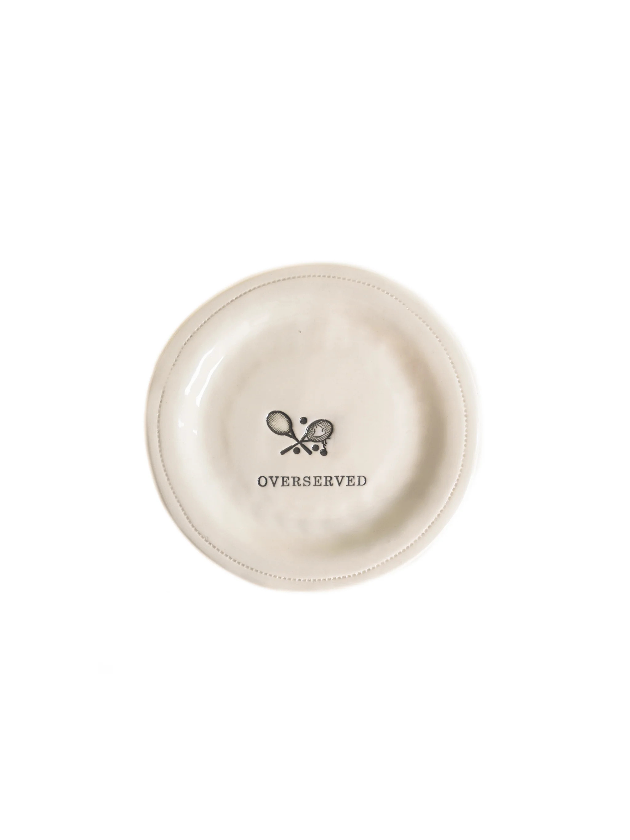 Tennis Canapé Plate | Weston Table