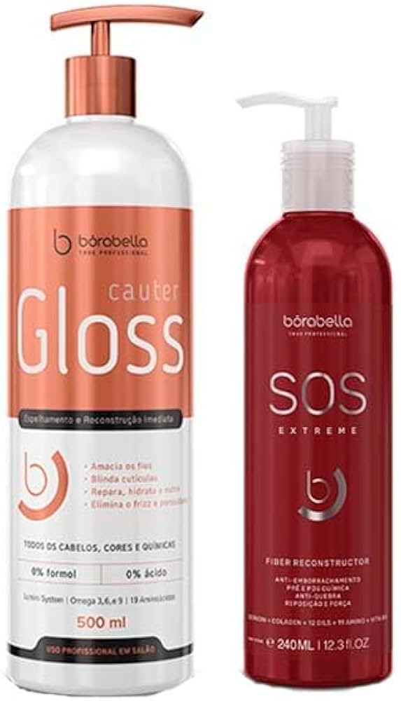 Kit Cauter Gloss e Sos Extreme, tb, Borabella | Amazon (BR)