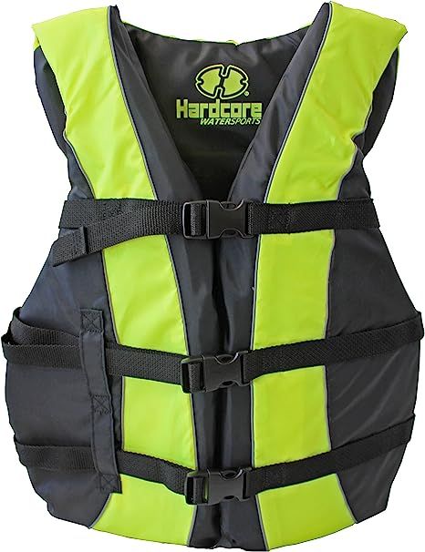 Hardcore Life Jacket Paddle Vest; Coast Guard Approved Type III PFD Life Vest Flotation Device; J... | Amazon (US)