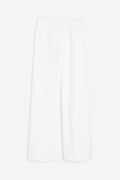 Wide-leg Linen-blend Pants | H&M (US + CA)