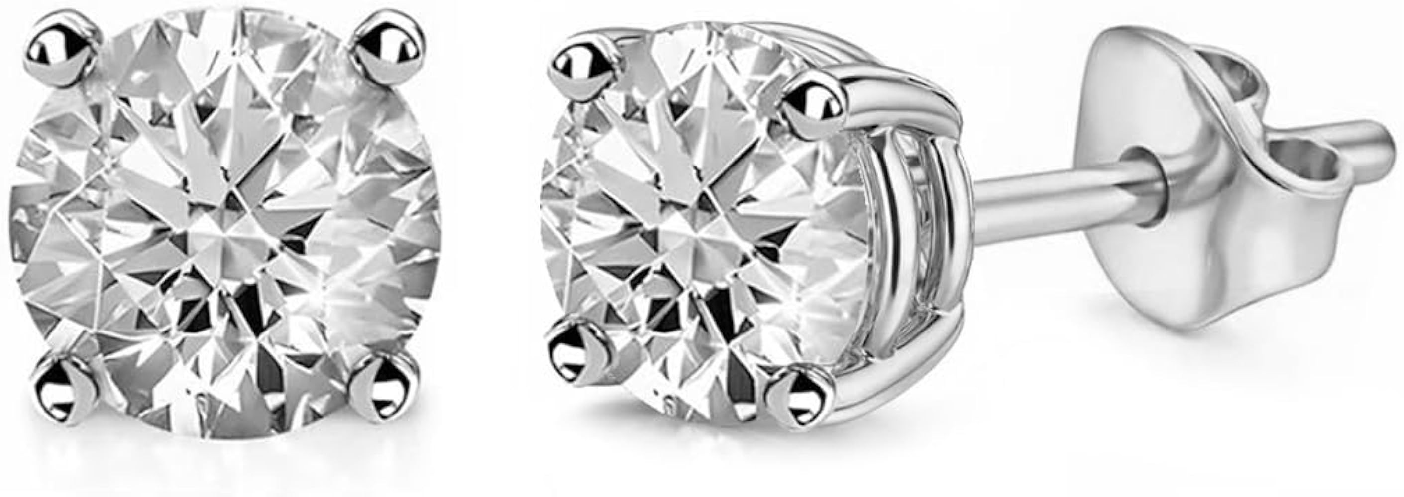 Shop LC Lab Grown Diamond Stud Earrings for Women | 0.25\u20131 Carat | G-H Color SI Clarity | 92... | Amazon (US)