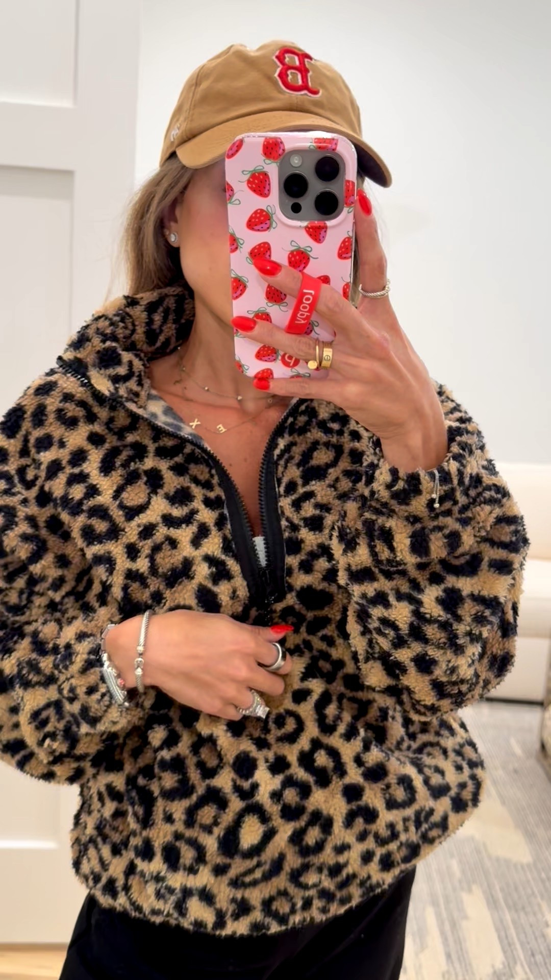 You won’t believe the price of this leopard fleece quarter zip so warm too and makes a great last minute gift  

#LTKFindsUnder50 #LTKFindsUnder100