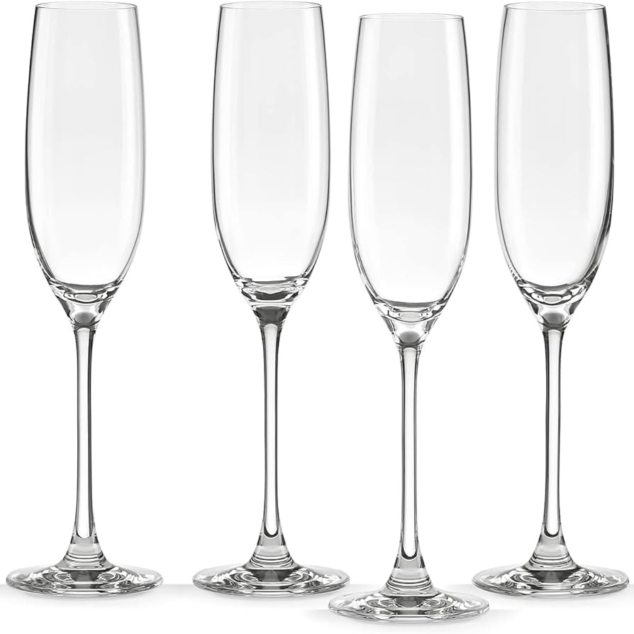 Lenox Tuscany Classics 4pc Toasting Flute Set, 2.3 LB, Clear | Amazon (US)