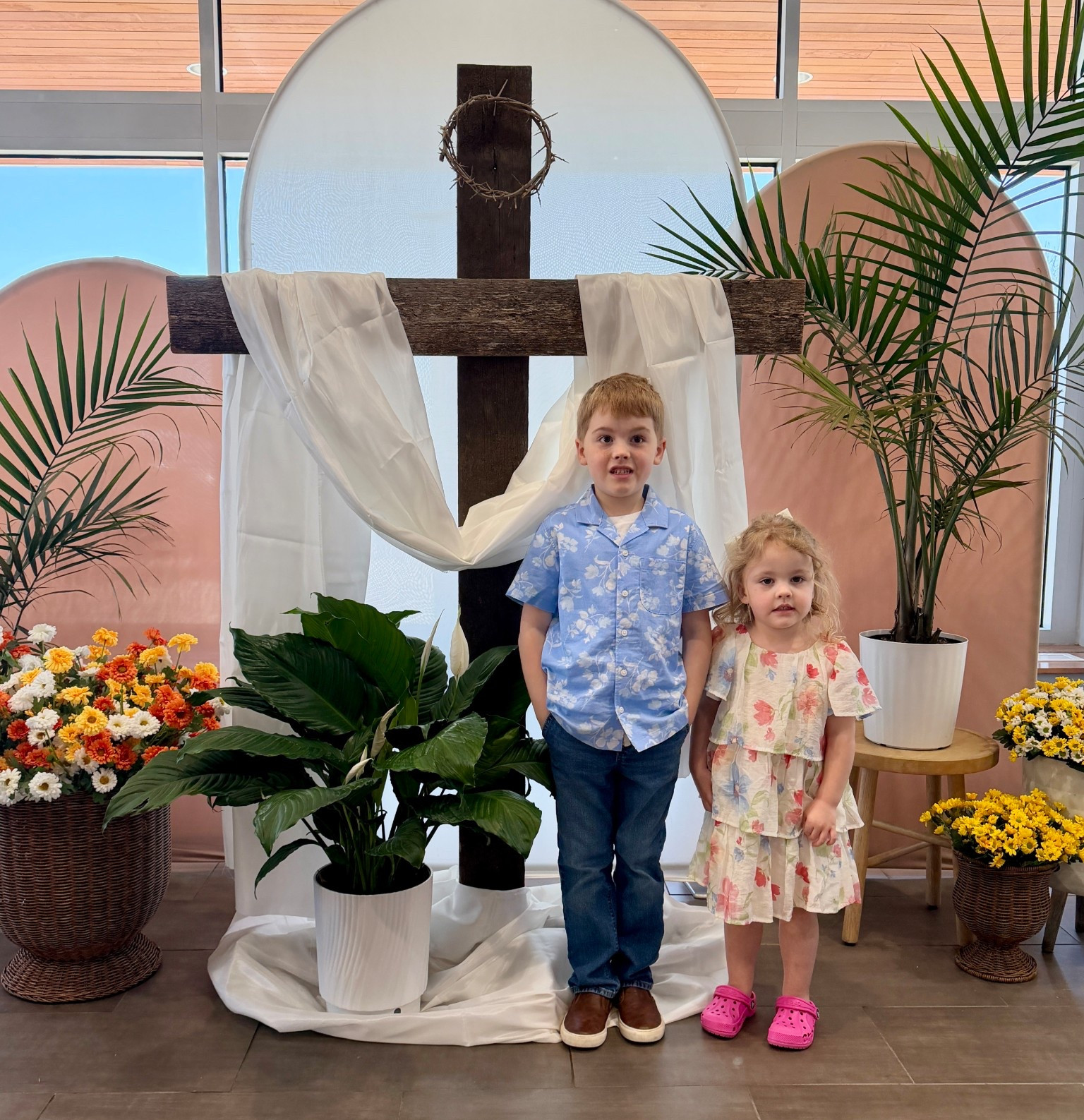 Putting my kids in matching outfits until they’re old enough to object 🤣 both from old Navy! 

Maddox is in a small (7 yrs old)
Vayda in a 4T (3 yrs old)

#LTKSaleAlert #LTKKids #LTKmomlife