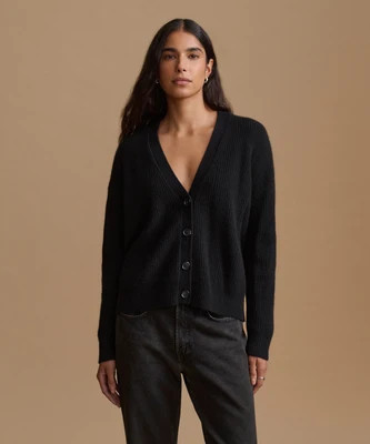 Jenni Kayne Women's Cropped Cashmere Cocoon Cardigan Sweater Size Medium | Jenni Kayne