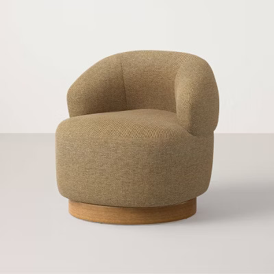 Swivel Chair with Plinth - Hearth & Hand™ with Magnolia | Target