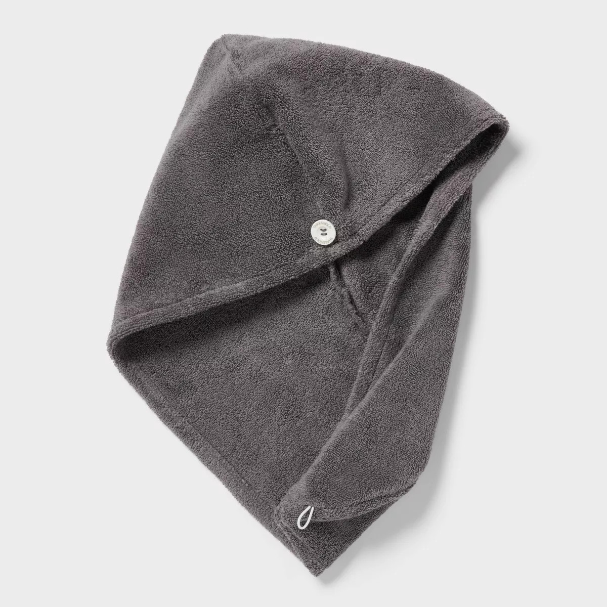 Spa Plush Hair Towel Dark Gray - Threshold™ | Target