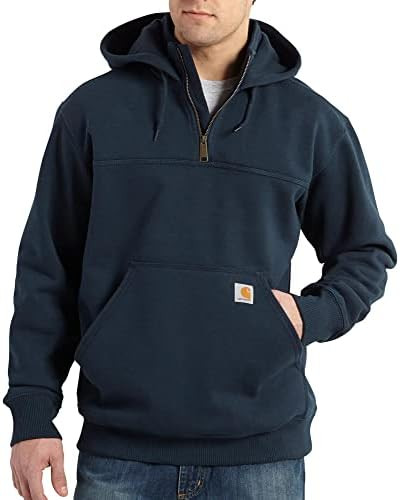 Carhartt mens Rain Defender Loose Fit Heavyweight Quarter-zip Sweatshirt | Amazon (US)