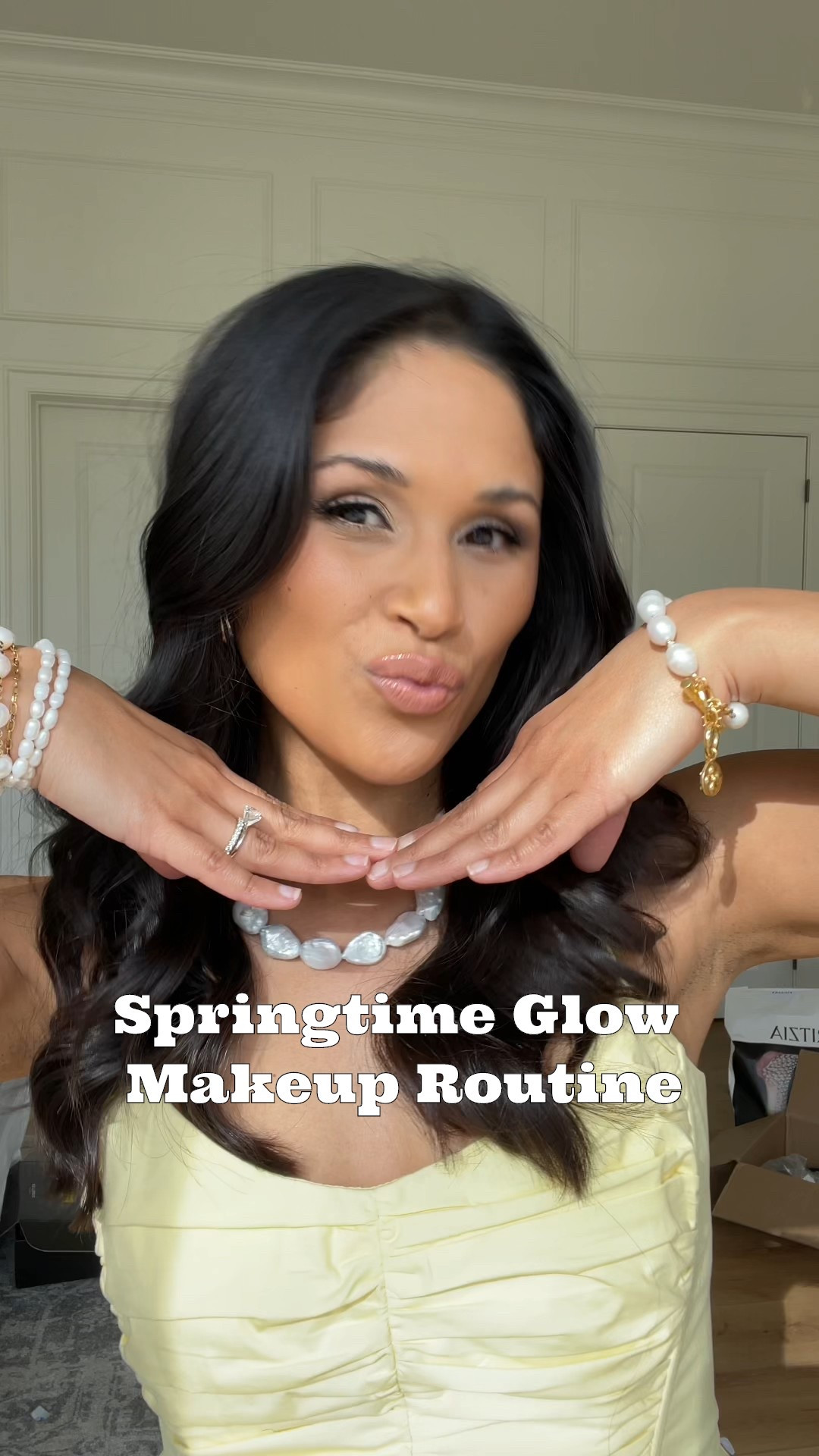 Sharing detailed steps for my Springtime Glowy Makeup Look:
Comment "GLOW" & I'll DM you all the products you need to complete this look!
1) Start with @tartecosmetics hydrating primer & eyebrows using brow freeze.
2) @Charlottetilbury flawless filter on cheek bones, chin & down the center of your nose.  The flawless filter is a must! It makes a huge difference in my overall makeup. It's basically a hybrid between a foundation, bronzer & a highlighter so it totally evelates your whole makeup look. Follow with @makeupbymeggancosmetics citrine oil & cream foundation.
3) Cream based @dibsbeauty contour on upper cheek bones, jawline & nose (some people also do their outer upper forehead --I don't bc I have a small forehead)
4) @tartecosmetics concealer under eyes, chin, tiny bit on the middle of the forehead & 2 small dots on the creases of either side of the bottom part of the nose 
5) Immediately set concealer with loose setting powder & then spray entire face with setting spray to melt everything together before going in with your powder based bronzer, blush & shadow. I linked my two favorites
6) Once you finish your eyes & powder based blush & bronzer, use a cream based highlighter & then set face with pressed finishing powder "very lightly though"
7) Lastly, spray setting spray all over your entire face again to melt everything together once more for a natural glowy look. 
8) I also linked my nude lip combo & self adhesive lashes for you! They're heat activated by your body so they don't require any glue!

Tips & codes:
My @makeupbymeggan foundation & citrine oil goes on sale 3/19
Take 20% OFF your entire @dibsbeauty order with code: LTK
10% OFF all @BKBeauty Brushes with code: HAUTE10
BK Beauty Brushes: I love brush "101" because of the contoured shape and "109" is the smaller size to get the more narrow areas like around the eyes and nose etc... I use both when applying foundation. A506 is hands down the best concealer brush. The contoured shape helps you get all of the creases around the eyes. 

#LTKWatchNow #LTKBeauty #LTKSpringSale