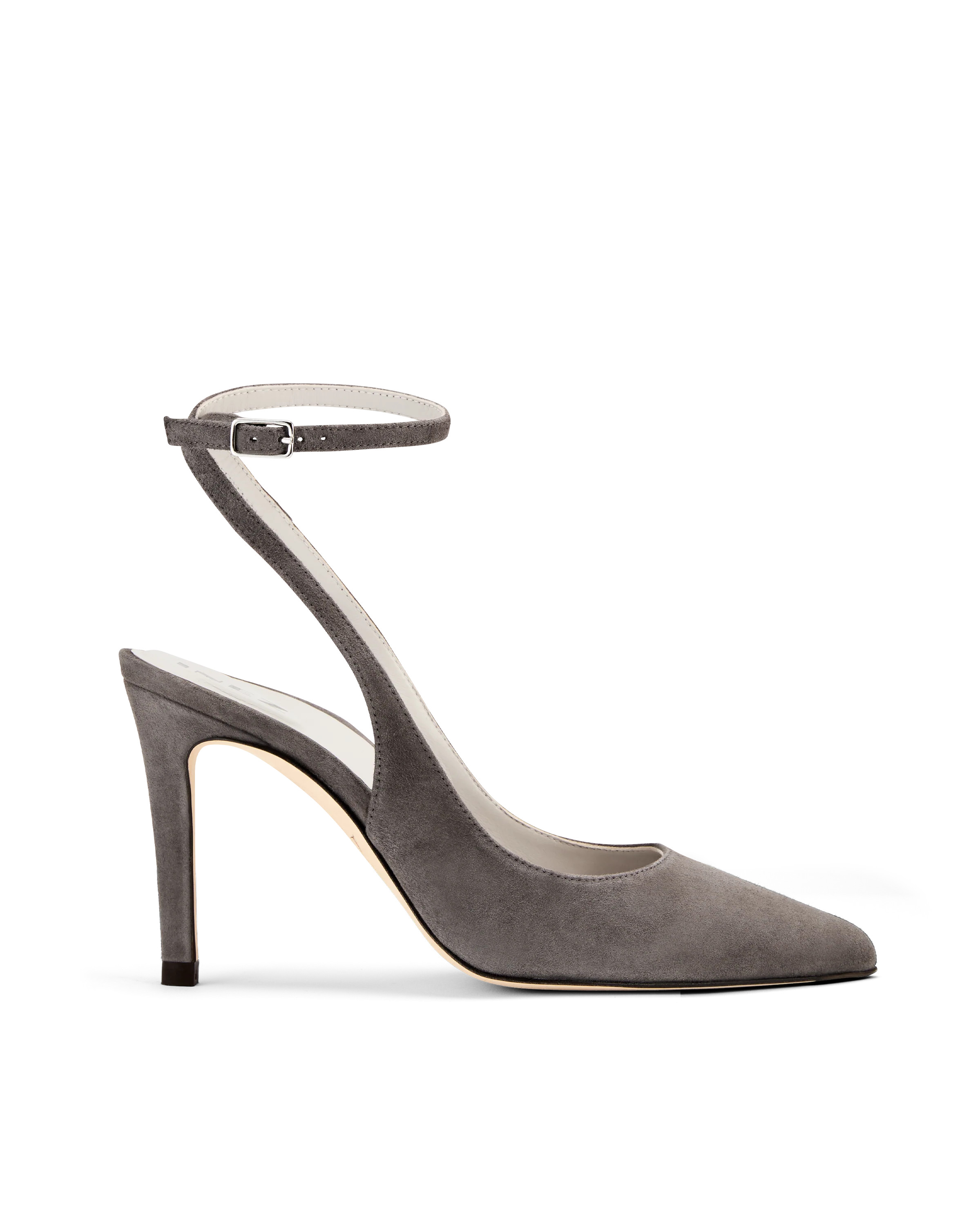 Portia: Smoke Suede | Inez Shoes, LLC