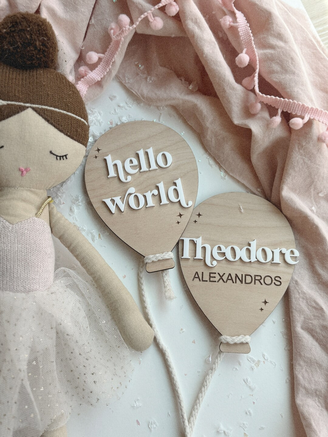 Balloon Milestone Markers, Baby Photo Prop, Baby Announcement, Baby Monthly Milestone Sign, Ballo... | Etsy (US)