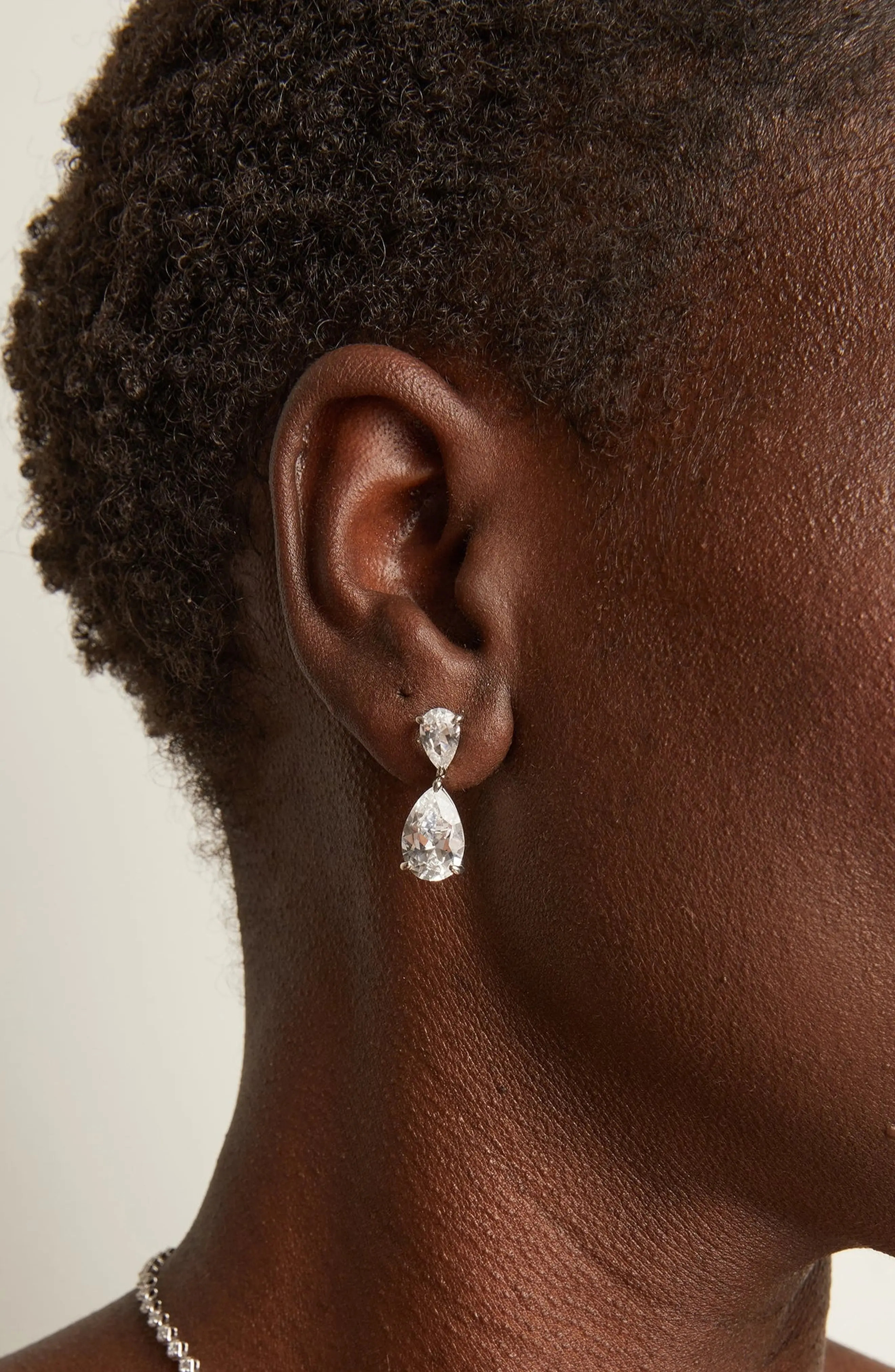 Lab Grown Sapphire Pear Drop Earrings (Women) | Nordstrom | Nordstrom
