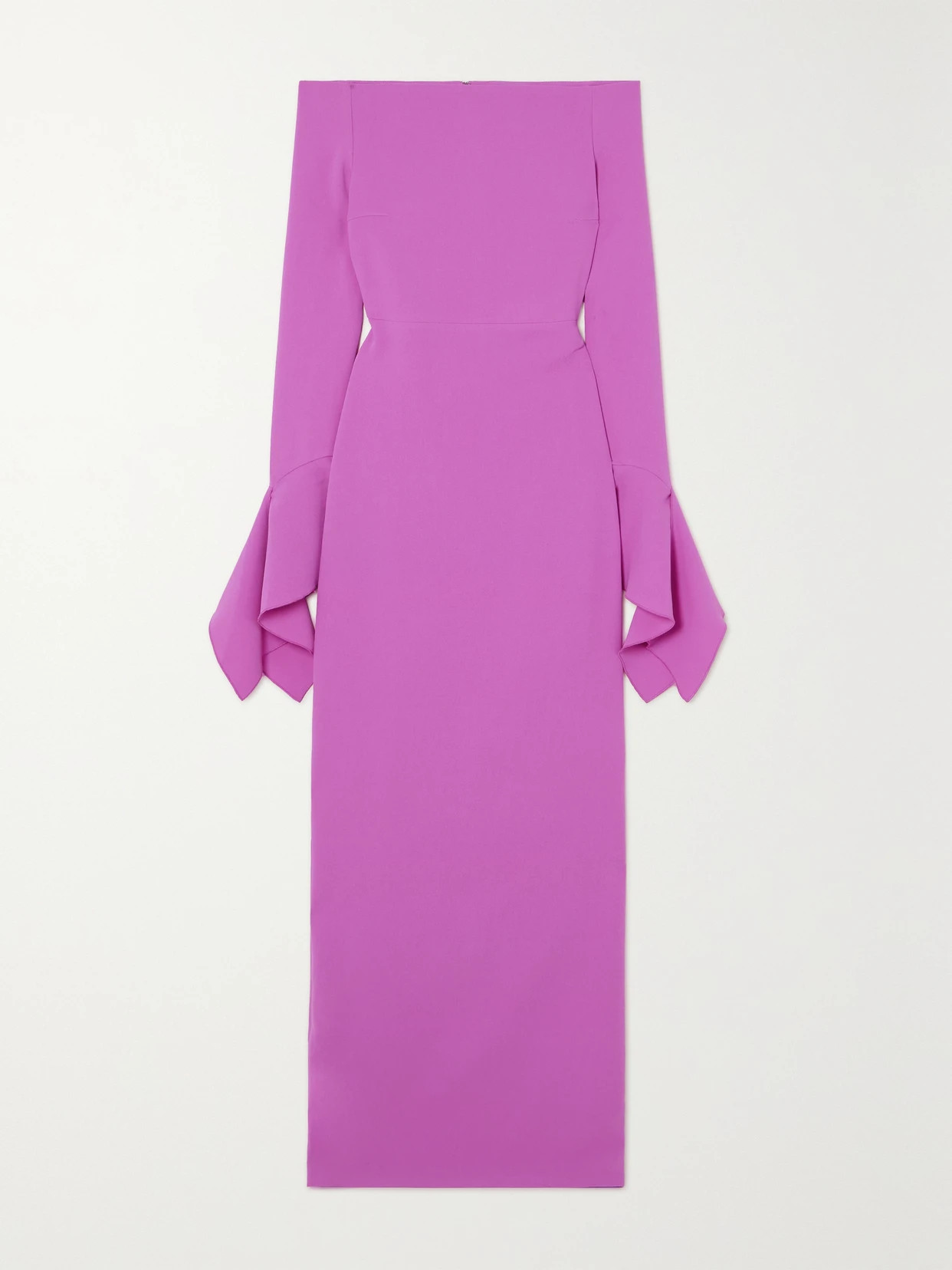 Solace London - Amalie Crepe Gown - Pink | NET-A-PORTER (US)