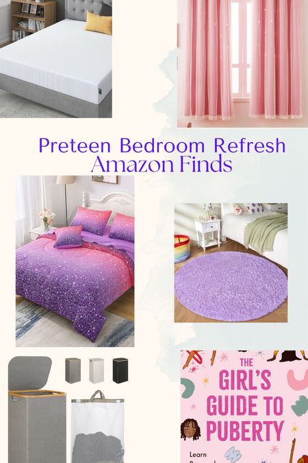 I love a good bedroom refresh. Always fun to let your kids pick out how they want their bedroom to look and a lot of these have hidden coupons! #amazonfinds 
bedroom refresh 
preteen 
purple 

#LTKfamily #LTKkids #LTKhome