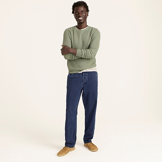 Cotton-silk pique sweater | J. Crew US