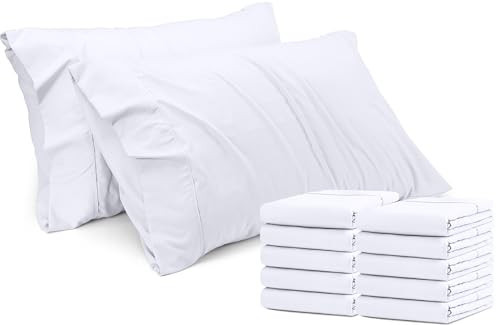 Utopia Bedding Standard Pillow Cases - 120 Pack - Envelope Closure - Soft Brushed Microfiber Fabric - Pillow Covers 20 X 26 Inches (Standard, White) | Amazon (US)