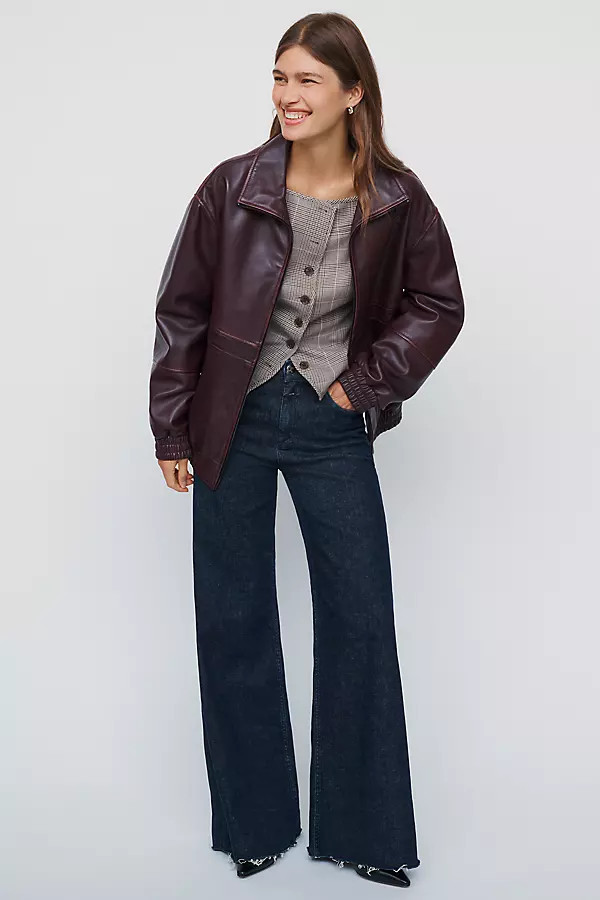 Glow Up High Rise Wide Leg Jeans | Anthropologie (US)