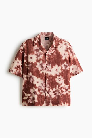 H & M - Relaxed-Fit Resort Shirt - Orange | H&M (US + CA)