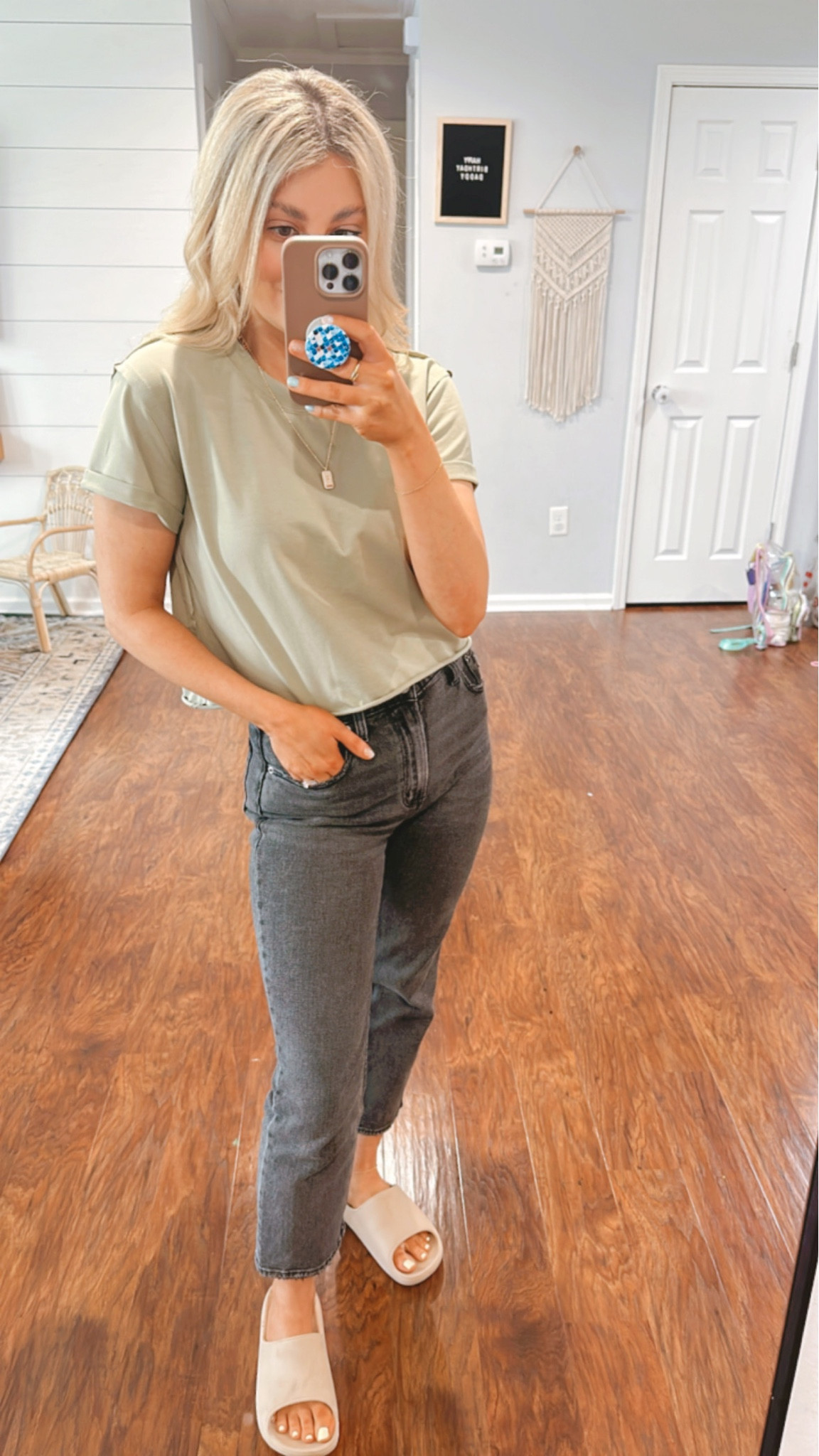 I’m wearing a small in tis cropped tshirt! This necklace can be worn together or apart! The girls are in their true size! #founditonamazon #amazonfashion

#LTKSeasonal #LTKstyletip #LTKunder50