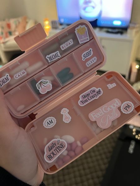 The cutest, most convenient pill case to take with you everywhere. It’s exclusive to the arrae holiday sets 

#LTKGiftGuide #LTKSeasonal #LTKfindsunder50