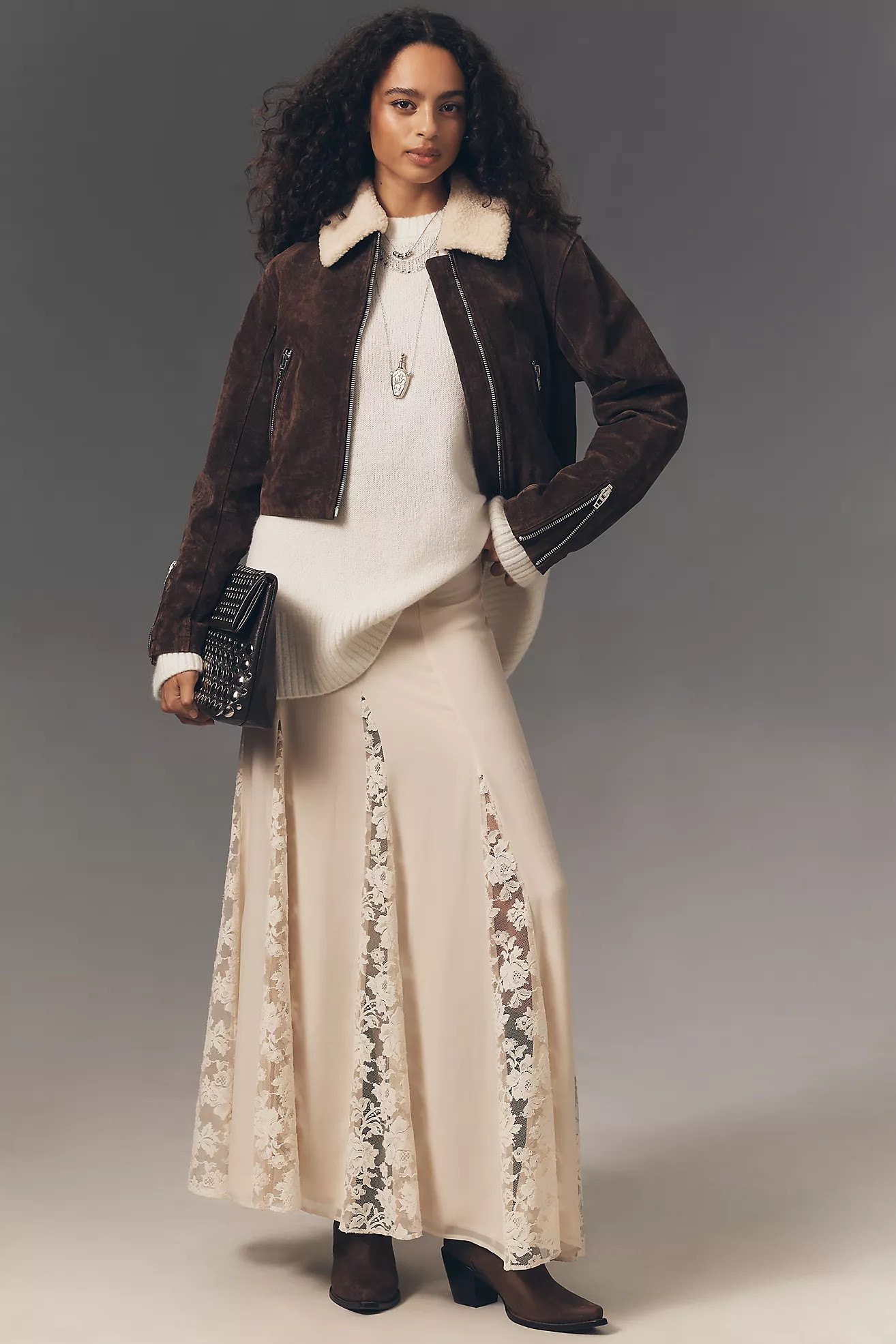 Shona Joy Presley Paneled Maxi Skirt | Anthropologie (US)