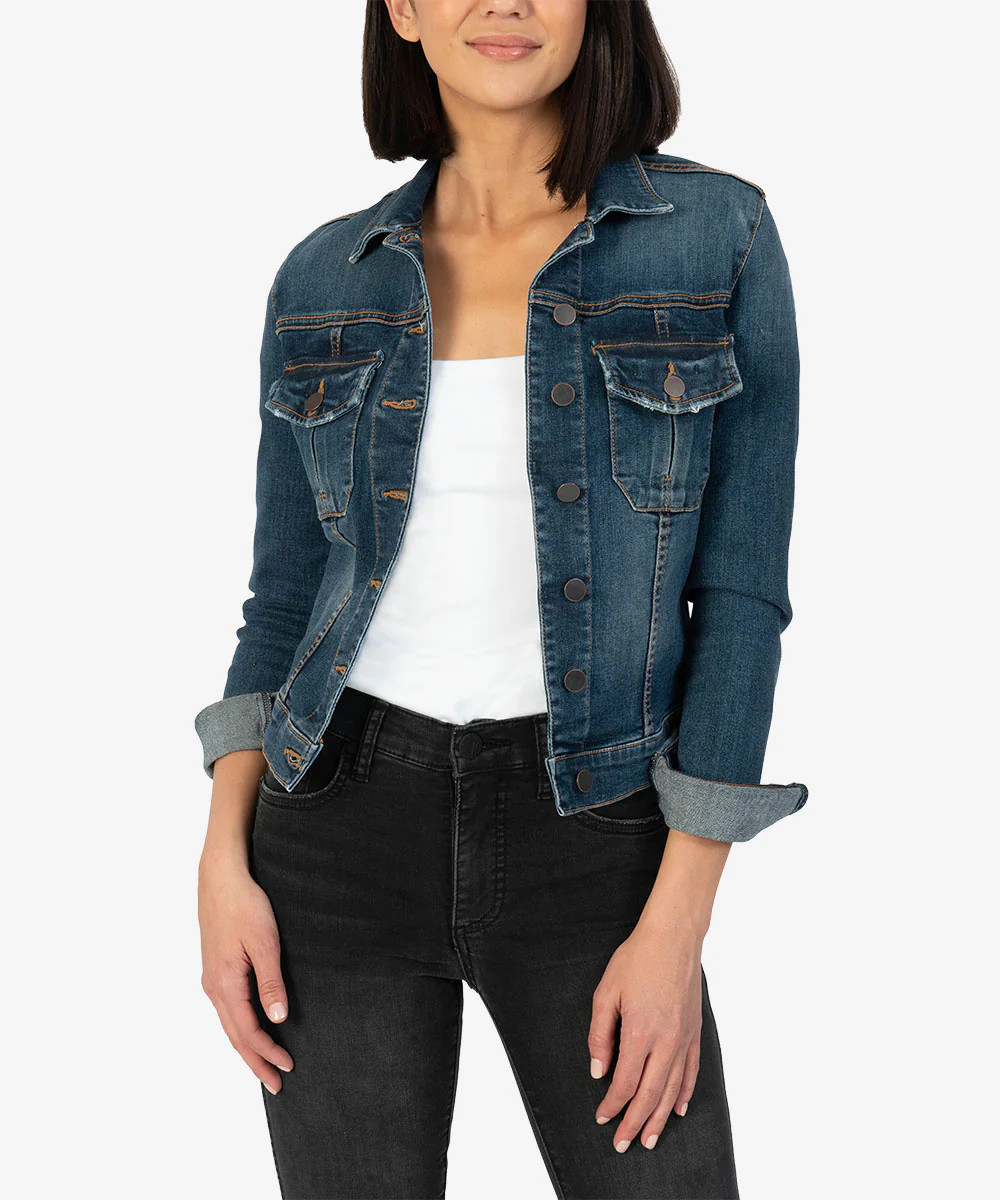 Amelia Denim Jacket (Sustainable - Main Wash) - Kut from the Kloth | Kut From Kloth