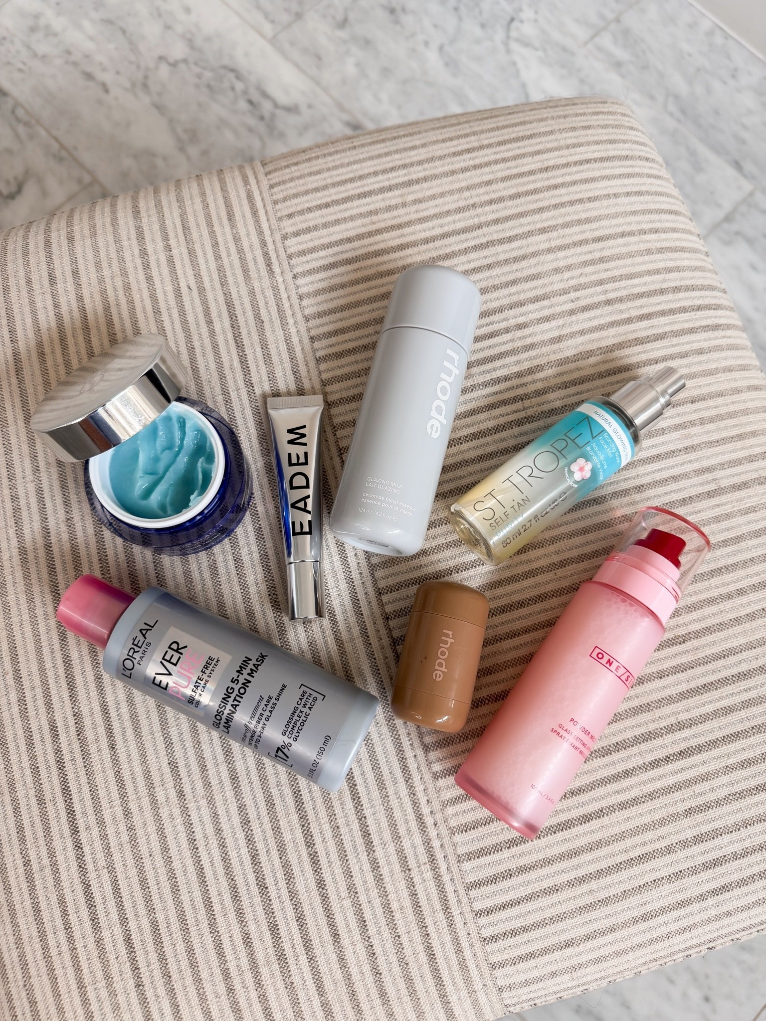 Eadem lip gloss- sakura shaved ice
Blush-sleepy girl

#LTKOver40 #LTKBeauty