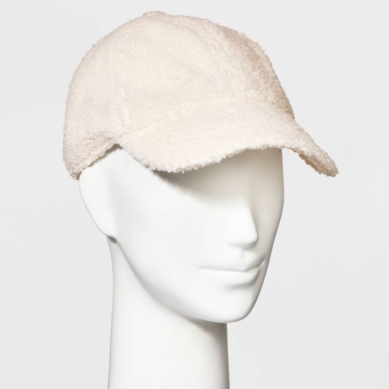 Women's Sherpa Baseball Hat - Universal Thread™ Ivory | Target