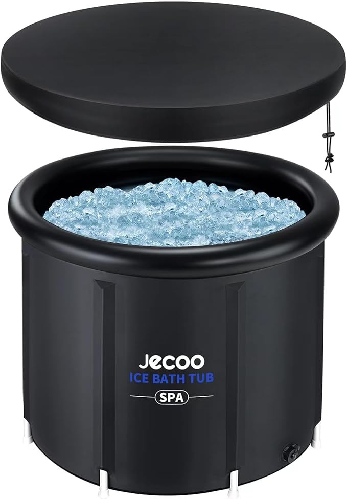 Jecoo Cold Plunge Tub XL 116 Gallons Ice Bath Tub, Multiple Layered Portable Ice Bath Plunge with... | Amazon (US)
