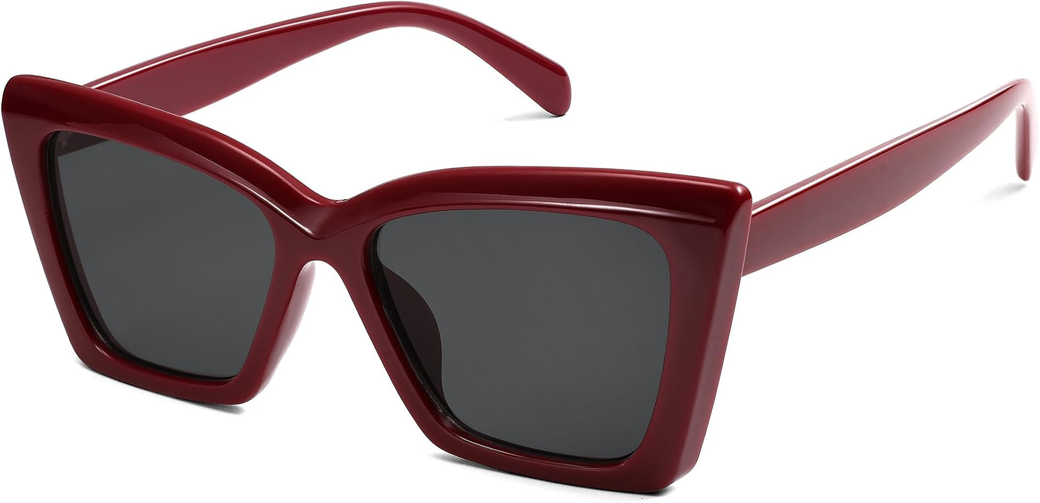 SOJOS Trendy Oversized Square Cateye Sunglasses for Women Men UV400 Designer Shades SJ2347 | Amazon (US)