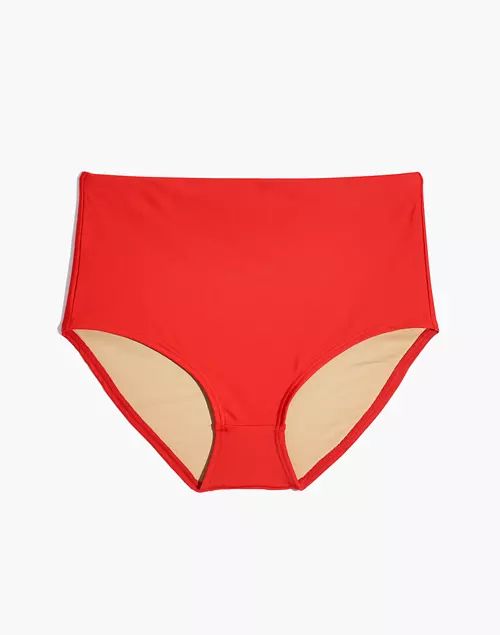 Madewell Second Wave Retro High-Waisted Bikini Bottom | Madewell