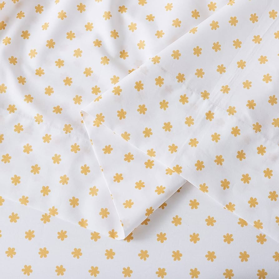 Soul & Lane x Leanna Laming Daisy Days Sheet Set (Twin Fitted Sheet, Flat Sheet, and 1 Pillowcase... | Amazon (US)