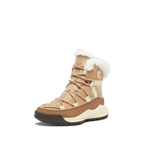 SOREL Women's ONA RMX Glacy Plus Waterproof Boot - Canoe, Sea Salt - 10 | Amazon (US)