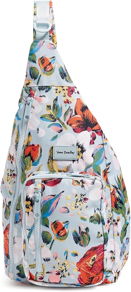 Vera Bradley Women's Recycled Lighten Up Reactive Sling Backpack Bookbag | Amazon (US)