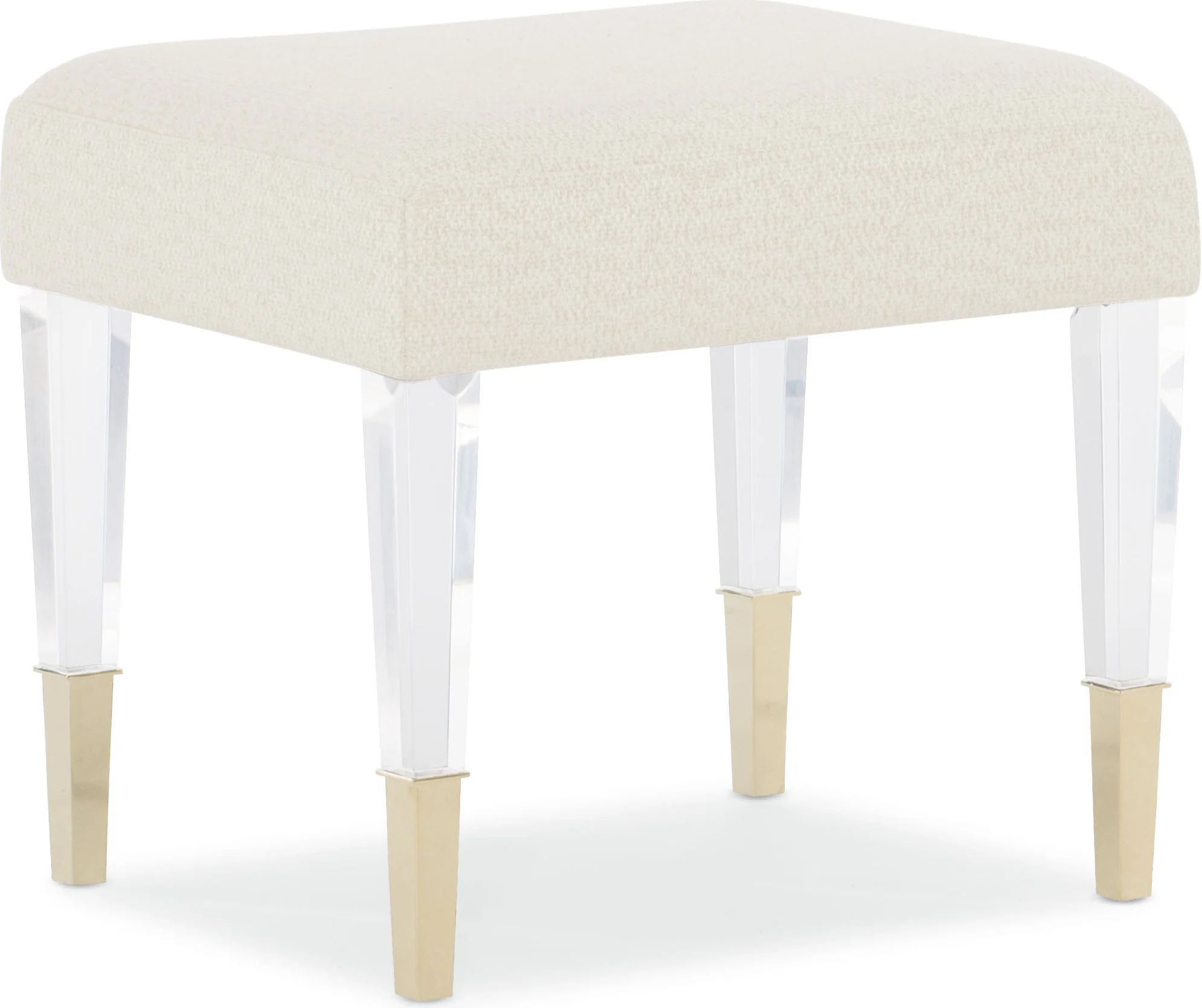 Caracole Classic Beige Looking Good Upholstered Bench | 1stopbedrooms